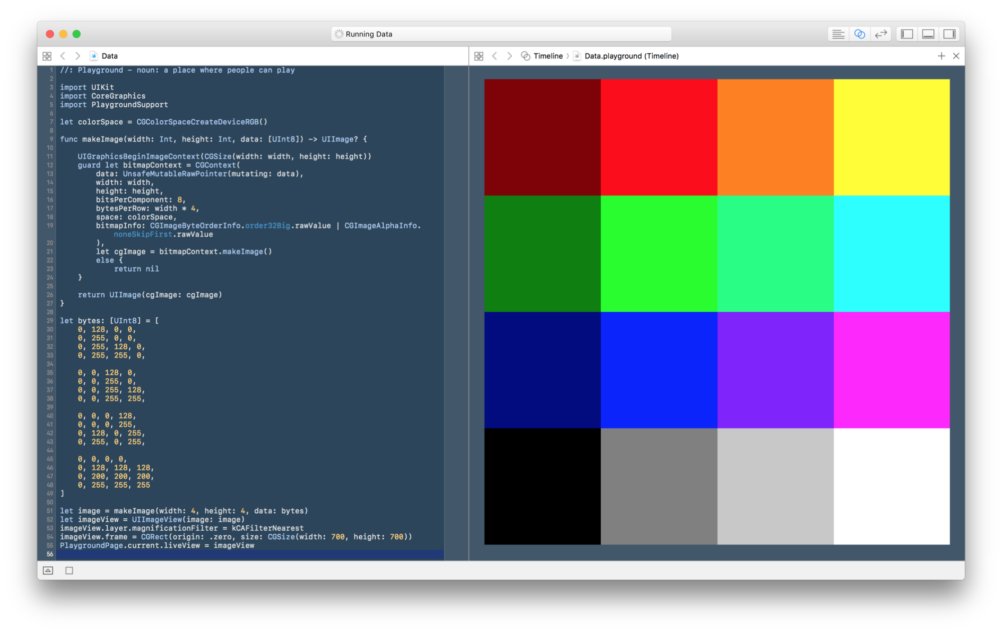 CGContext prototyping in Swift Playgrounds